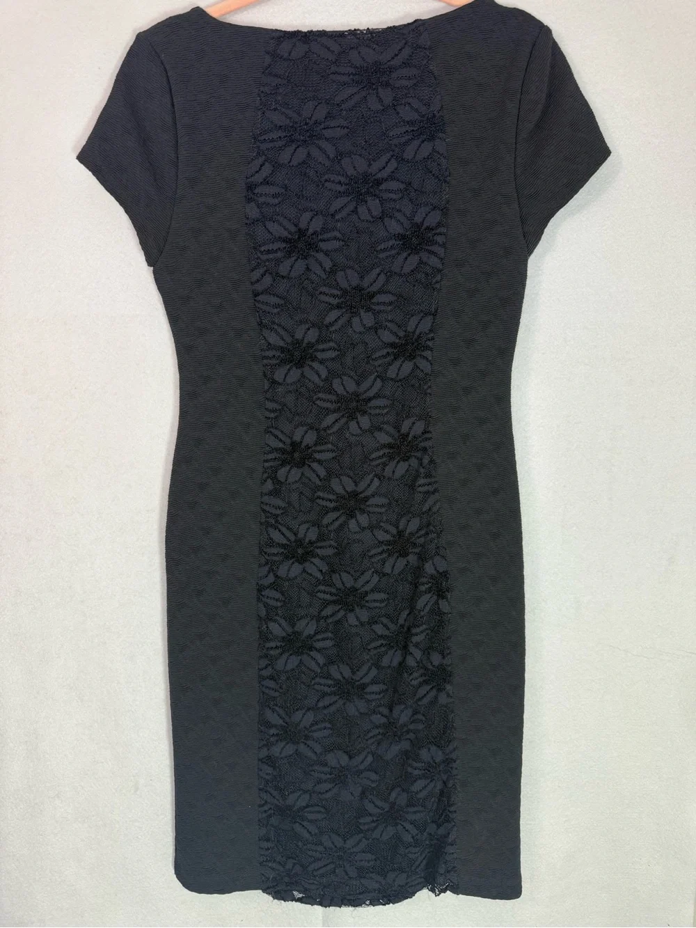 Anthropologie Moulinette Soeurs - Navy Lace-Panel Midi Sheath Dress - Size M - Picture 8 of 8